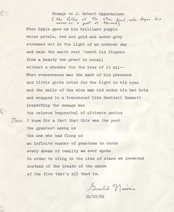 Gerald Nicosia poem